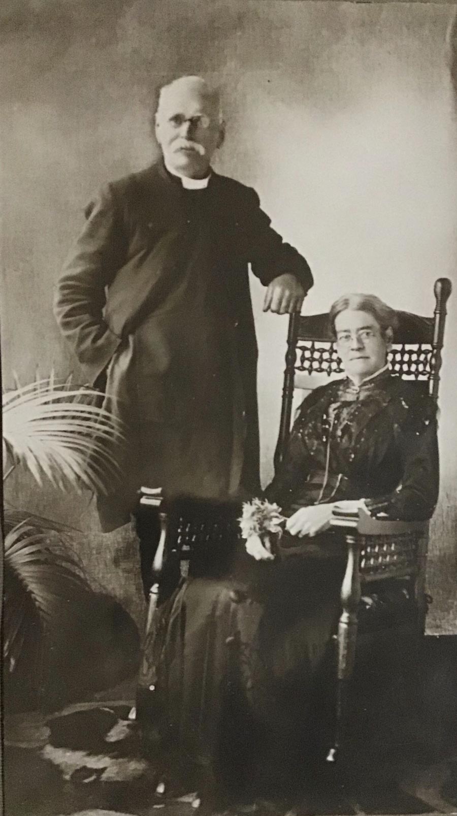 Archdeacon Henry Beers and his wife