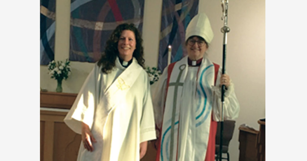 Consecrated to the sacred order of Deacon (Transitional) at St Georges, West Kelowna, the Reverend Jacqueline Susan Graham and The Most Reverend Lynne McNaughton.